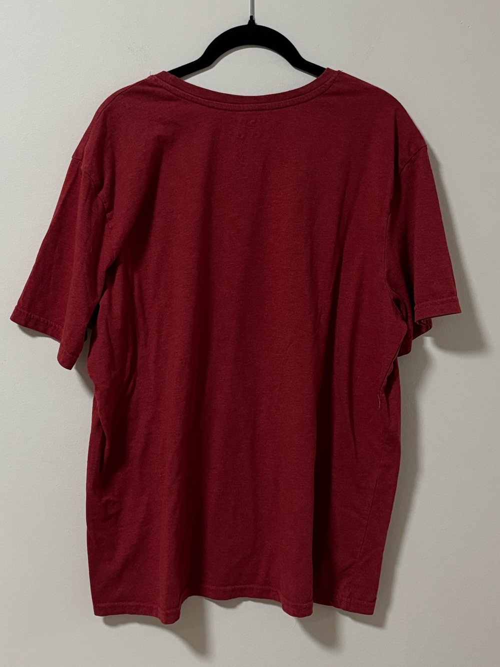 MARVEL (XL) Deadpool Short Sleeve Graphic Tee Red Crew Neck Cotton Blend - Picture 3 of 9